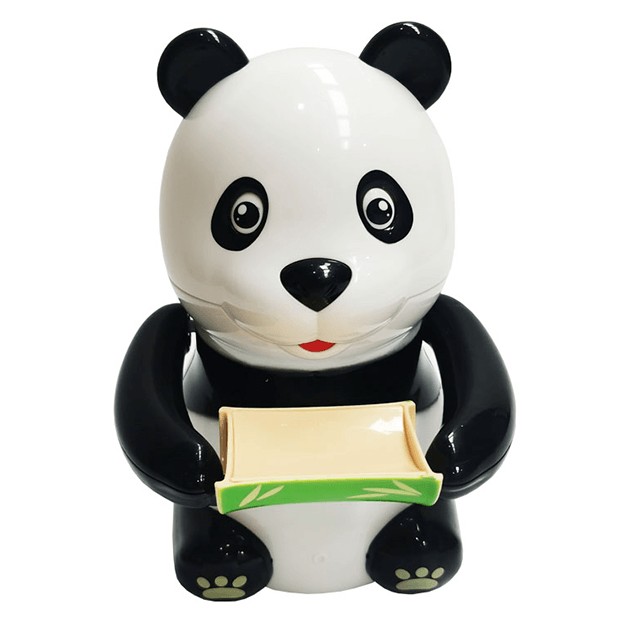 Cofrinho digital eletrônico do panda da sorte para adultos e crianças, brinquedos fofos de panda de plástico, dinheiro seguro para crianças