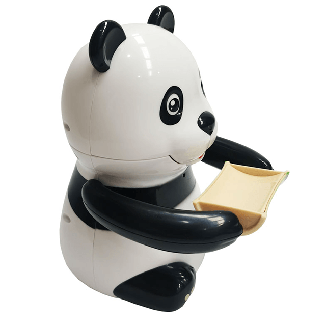 Cofrinho digital eletrônico do panda da sorte para adultos e crianças, brinquedos fofos de panda de plástico, dinheiro seguro para crianças