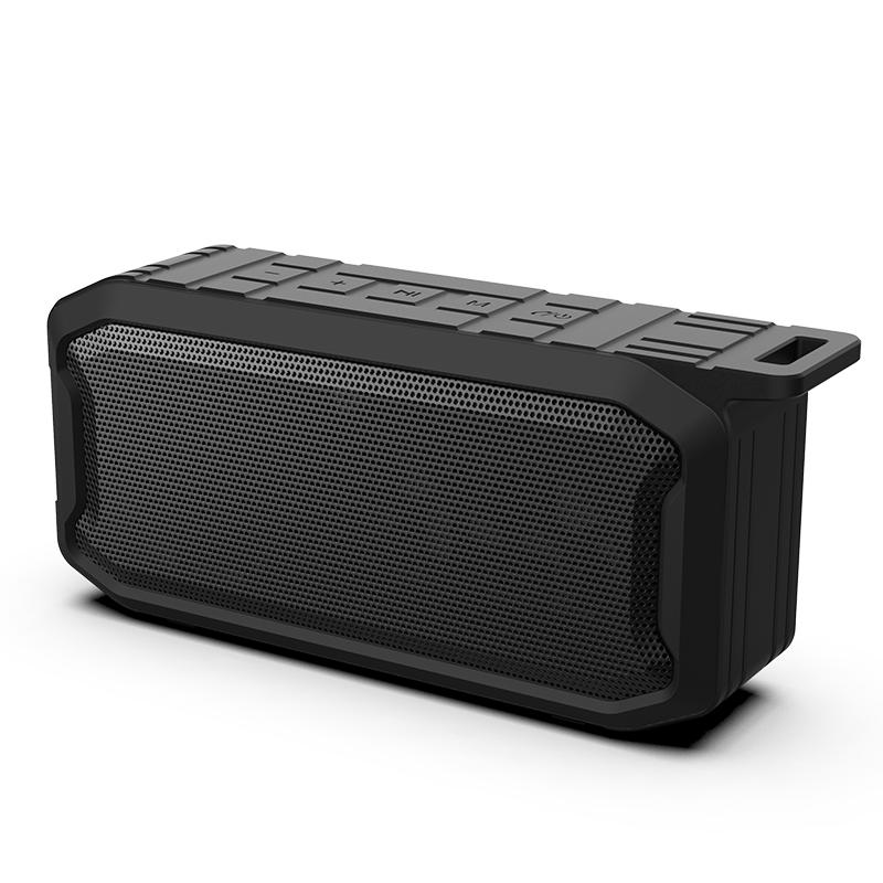 Alto-falante sem fio Bluetooth TWS à prova d'água IPX7 com gancho