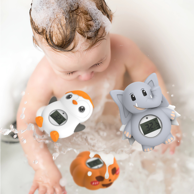 Term&ocirc;metro de banho de beb&ecirc; digital &agrave; prova d'&aacute;gua