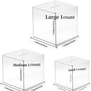 Um cofrinho transparente para economizar dinheiro