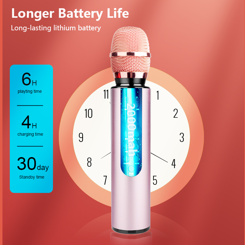 Microfone de karaok&ecirc; sem fio