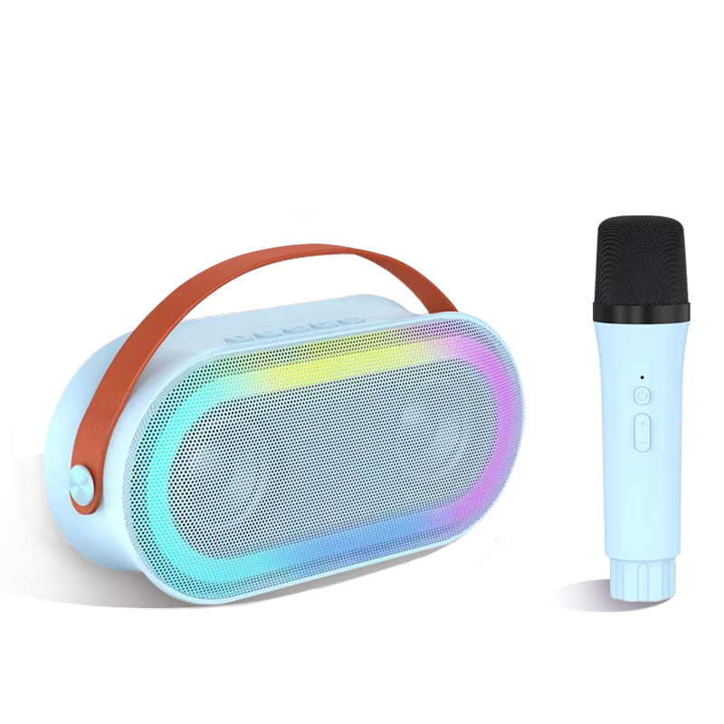 Mini máquina de karaokê para crianças, Karafun Premium com milhares de músicas, alto-falante Bluetooth portátil com 2 microfones sem fio, presentes de aniversário para meninas de 3 a 12 anos e adultos, brinquedos infantis